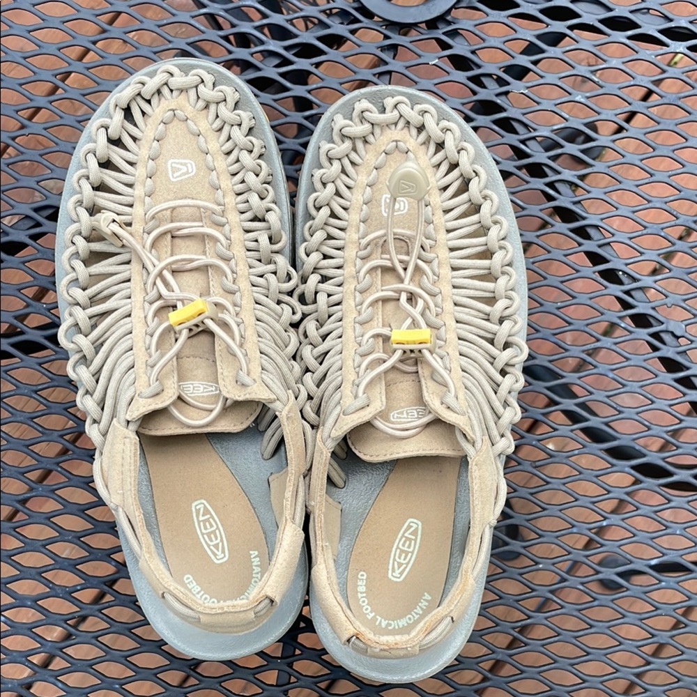 Uneek Keen Tan Woven Sandals